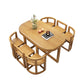 Juego de silla de comedor y mesa de 7 piezas juegos de mesa de comedor contemporáneos