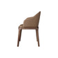 Contemporary Style Chair Wood Solid Back Dining Chair for Dining Room