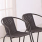 Metal Frame Dining Chair Modern Indoor-Outdoor Stacking Arm Chair