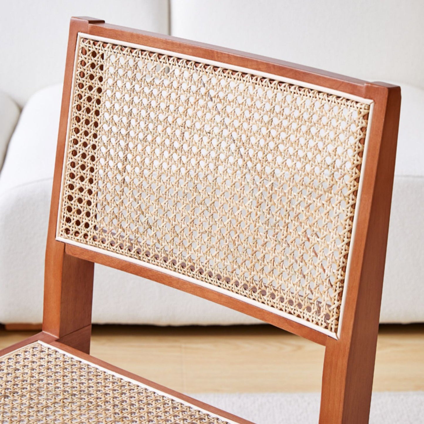 Contemporary Side Chair Wood Open Back Dining Room Chair for Dining Room