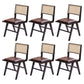 Contemporary Side Chair Wood Open Back Dining Room Chair for Dining Room