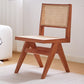 Contemporary Side Chair Wood Open Back Dining Room Chair for Dining Room