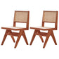 Contemporary Side Chair Wood Open Back Dining Room Chair for Dining Room