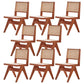 Contemporary Side Chair Wood Open Back Dining Room Chair for Dining Room