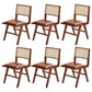 Contemporary Side Chair Wood Open Back Dining Room Chair for Dining Room
