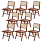 Contemporary Side Chair Wood Open Back Dining Room Chair for Dining Room