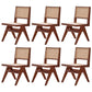Contemporary Side Chair Wood Open Back Dining Room Chair for Dining Room