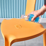 Contemporary Style Side Chair Plastic Slat Back Dining Room Chair for Indoor Clearhalo 'Dining Chairs' 'Dining Tables & Seating' 'dining_chair' 'furn' 'furn_dining_chair' 'Furniture' 'Kitchen & Dining Furniture' 7499528