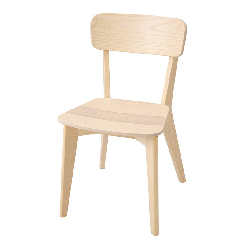 Eigentijdse stijl zijstoel hout open rug eetkamerstoel voor eetkamer