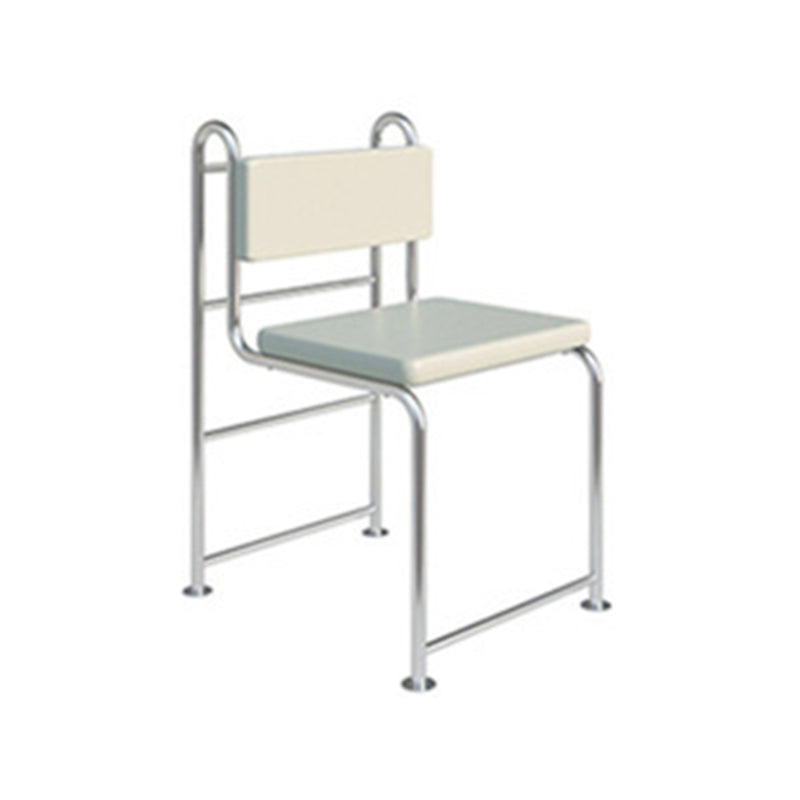 Contemporary Side Chair Metal Open Back Dining Room Chair for Indoor White 1 Piece Clearhalo 'Dining Chairs' 'Dining Tables & Seating' 'dining_chair' 'furn' 'furn_dining_chair' 'Furniture' 'Kitchen & Dining Furniture' 7499713