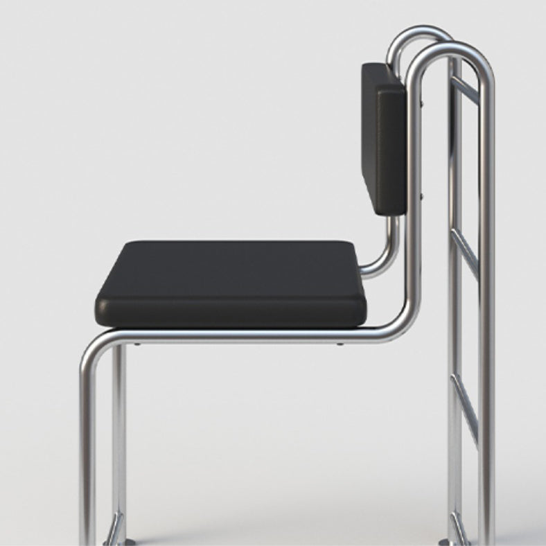 Contemporary Side Chair Metal Open Back Dining Room Chair for Indoor Clearhalo 'Dining Chairs' 'Dining Tables & Seating' 'dining_chair' 'furn' 'furn_dining_chair' 'Furniture' 'Kitchen & Dining Furniture' 7499714