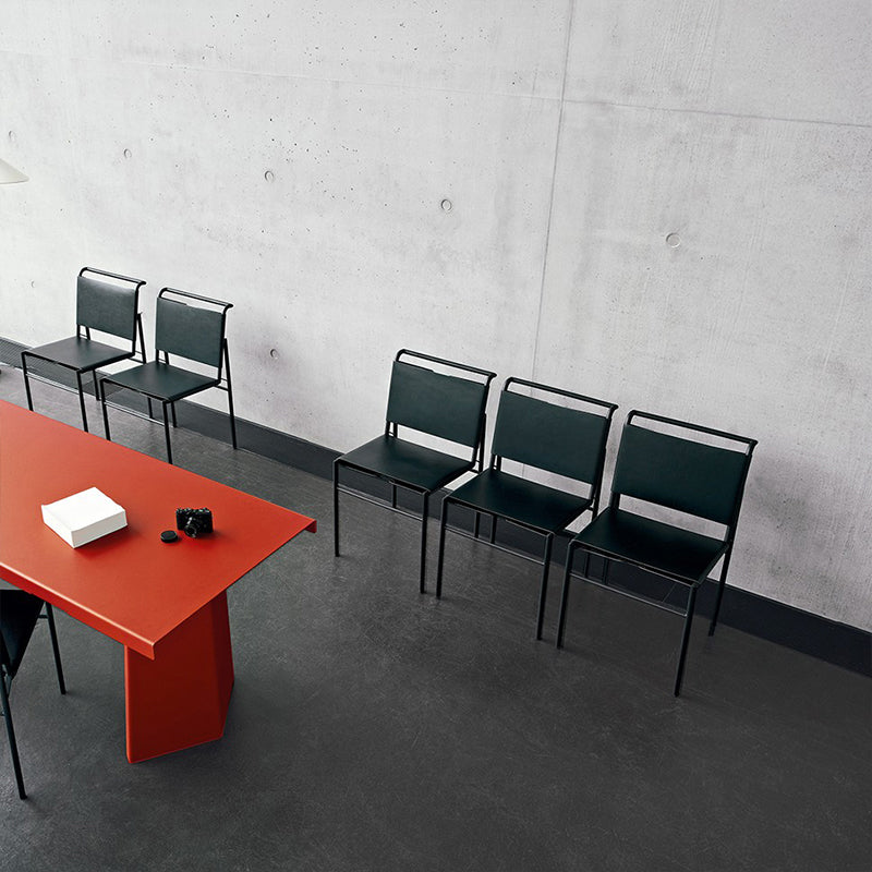 Contemporary Style Side Chair Metal Open Back Dining Room Chair for Indoor Clearhalo 'Dining Chairs' 'Dining Tables & Seating' 'dining_chair' 'furn' 'furn_dining_chair' 'Furniture' 'Kitchen & Dining Furniture' 7499735