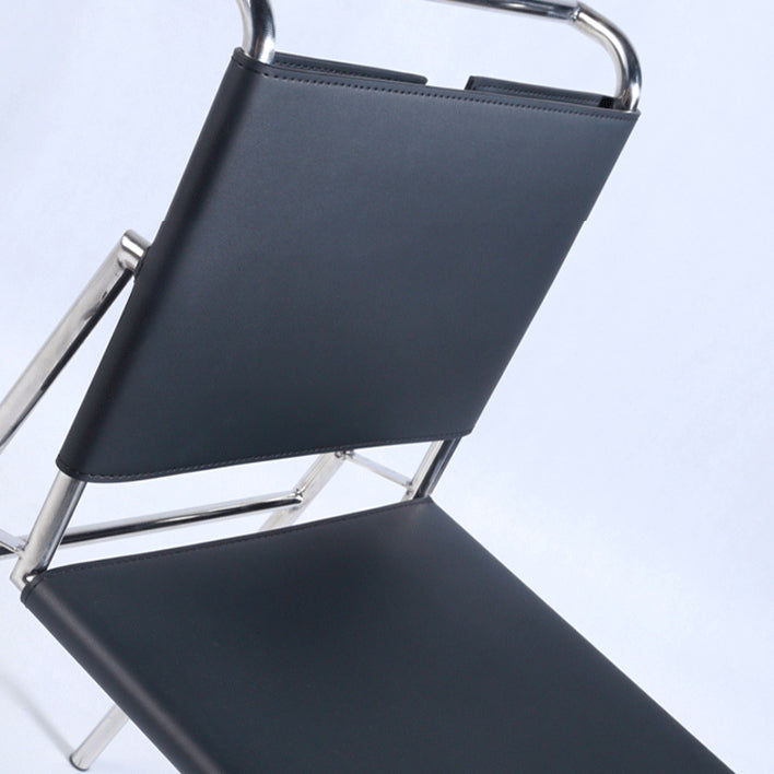 Contemporary Style Side Chair Metal Open Back Dining Room Chair for Indoor Clearhalo 'Dining Chairs' 'Dining Tables & Seating' 'dining_chair' 'furn' 'furn_dining_chair' 'Furniture' 'Kitchen & Dining Furniture' 7499744