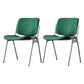 Modern Side Chair Metal Open Back Dining Room Chair for Home Green 2 Piece Set Clearhalo 'Dining Chairs' 'Dining Tables & Seating' 'dining_chair' 'furn' 'furn_dining_chair' 'Furniture' 'Kitchen & Dining Furniture' 7499765