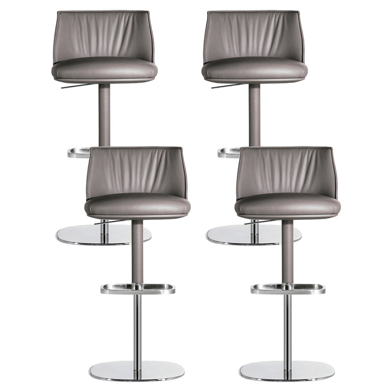 Tabouret de bar recouvert d'intérieur tabouret de bar en bois massif avec repose-pied