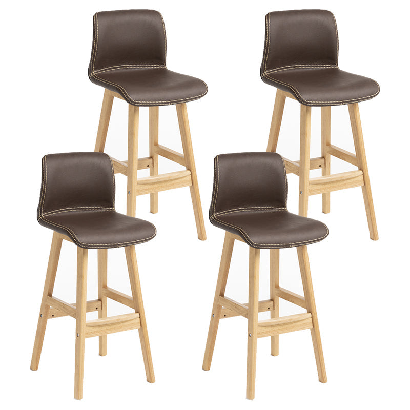 Scandinave Solid Wood Bar Taboule Back Rack Rack Counter Counter pour restaurant