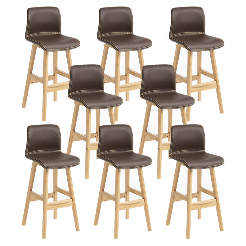 Scandinave Solid Wood Bar Taboule Back Rack Rack Counter Counter pour restaurant