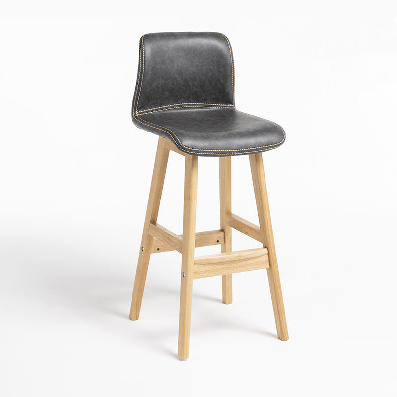 Scandinave Solid Wood Bar Taboule Back Rack Rack Counter Counter pour restaurant