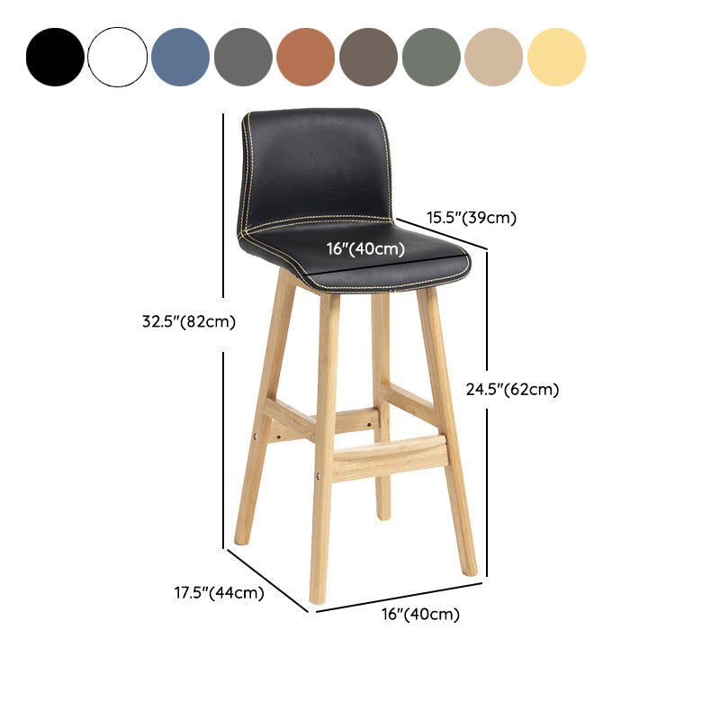 Scandinave Solid Wood Bar Taboule Back Rack Rack Counter Counter pour restaurant