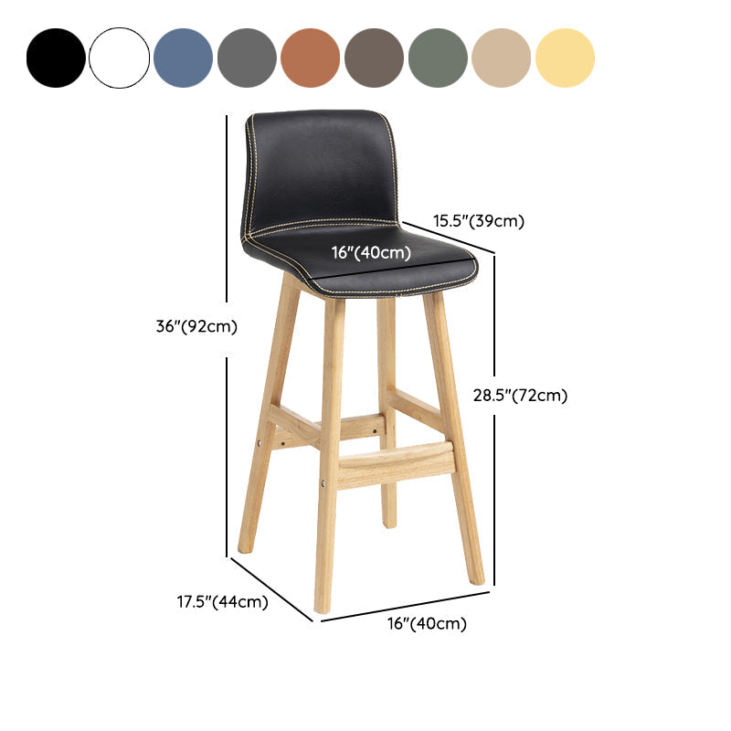 Scandinave Solid Wood Bar Taboule Back Rack Rack Counter Counter pour restaurant