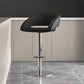 Contemporary Style Metal Bar Stool Footrest Counter Stool for Indoor Black 1 Piece Clearhalo 'Bar Furniture' 'Bar Stools' 'bar_stools' 'furn' 'furn_bar_stools' 'Furniture' 'Kitchen & Dining Furniture' 7500163