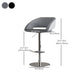 Contemporary Style Metal Bar Stool Footrest Counter Stool for Indoor Clearhalo 'Bar Furniture' 'Bar Stools' 'bar_stools' 'furn' 'furn_bar_stools' 'Furniture' 'Kitchen & Dining Furniture' 7500169