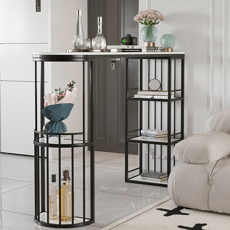 Set tavolo da bar in stile moderno Set tavolo da bar in granito bianco da 1/3 pezzi