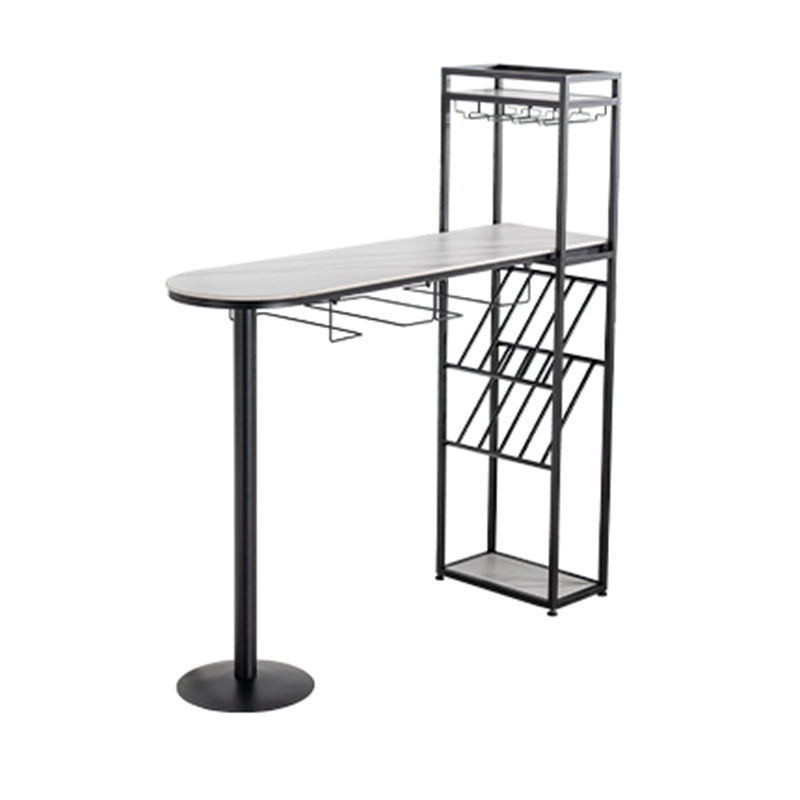 Glam Stone Pub Dining Set 1/2/3 Pcs Specialty Pub Set for Indoor Table Black White Clearhalo 'Bar Furniture' 'furn' 'furn_home_bar_bar_sets' 'Furniture' 'Home Bars & Bar Sets' 'home_bar_bar_sets' 'Kitchen & Dining Furniture' 7500271