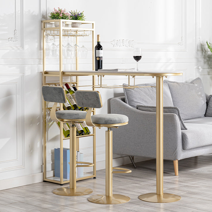 Glam Stone Pub Dining Set 1/2/3 Pcs Specialty Pub Set for Indoor Clearhalo 'Bar Furniture' 'furn' 'furn_home_bar_bar_sets' 'Furniture' 'Home Bars & Bar Sets' 'home_bar_bar_sets' 'Kitchen & Dining Furniture' 7500283