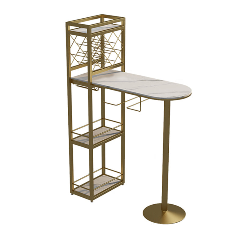 Glam Style Stone Pub Dining Set 1/2/3 Pcs Specialty Pub Set for Indoor