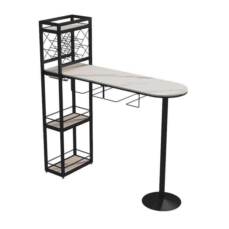 Glam Style Stone Pub Dining Set 1/2/3 Pcs Specialty Pub Set for Indoor