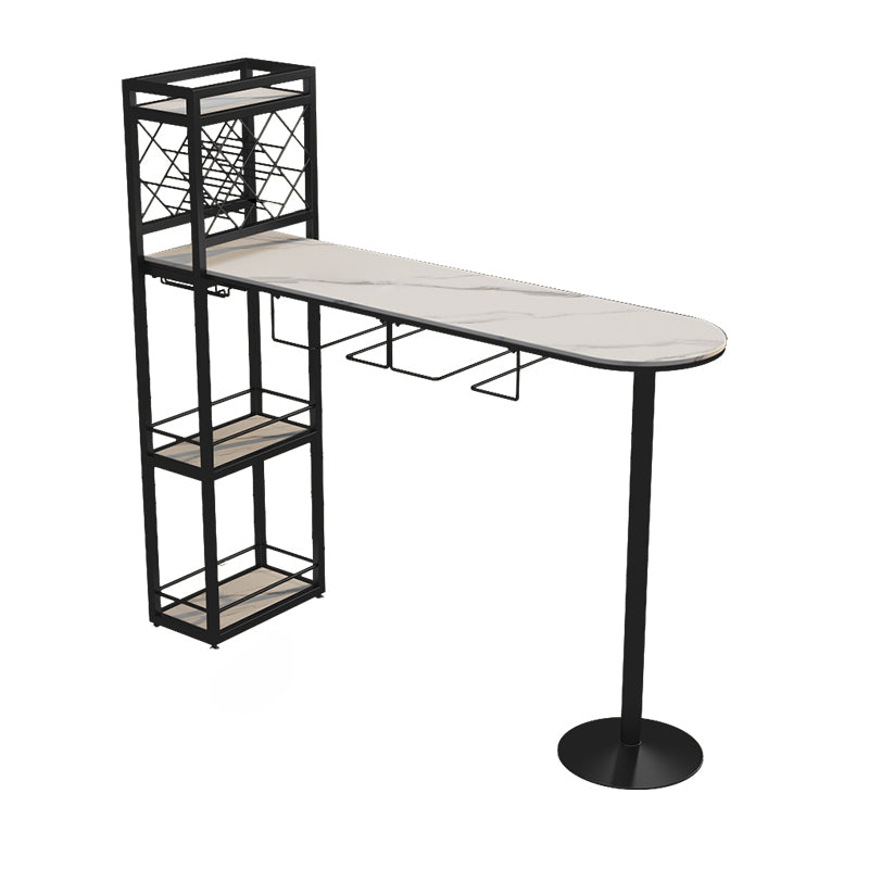 Glam Style Stone Pub Dining Set 1/2/3 Pcs Specialty Pub Set for Indoor