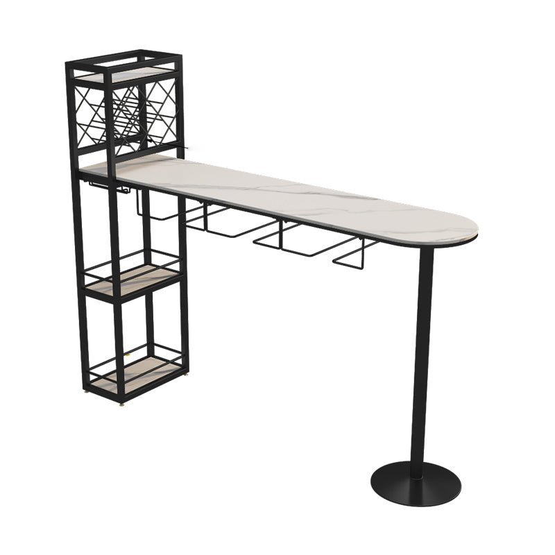 Glam Style Stone Pub Dining Set 1/2/3 Pcs Specialty Pub Set for Indoor