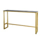 Stone Top Bar Stool Table Glam Style Pub Table with Gold Legs Clearhalo 'Bar Furniture' 'Bar Tables' 'bar_tables' 'furn' 'furn_bar_tables' 'Furniture' 'Kitchen & Dining Furniture' 7500332