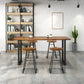 Indoor Industrial Bar Dining Table Rectangle Pine Wood Bar Table Clearhalo 'Bar Furniture' 'Bar Tables' 'bar_tables' 'furn' 'furn_bar_tables' 'Furniture' 'Kitchen & Dining Furniture' 7500394