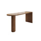 Double Pedestal Counter Height Dining Table Brown Counter Wine Table 70.9"L x 17.7"W x 41.3"H Without Chairs Clearhalo 'Bar Furniture' 'Bar Tables' 'bar_tables' 'furn' 'furn_bar_tables' 'Furniture' 'Kitchen & Dining Furniture' 7500407