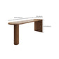 Double Pedestal Counter Height Dining Table Brown Counter Wine Table Clearhalo 'Bar Furniture' 'Bar Tables' 'bar_tables' 'furn' 'furn_bar_tables' 'Furniture' 'Kitchen & Dining Furniture' 7500423
