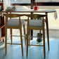 Contemporary Bar Height Pub Table Natural Oak Pub Height Dining Table Clearhalo 'Bar Furniture' 'Bar Tables' 'bar_tables' 'furn' 'furn_bar_tables' 'Furniture' 'Kitchen & Dining Furniture' 7500441