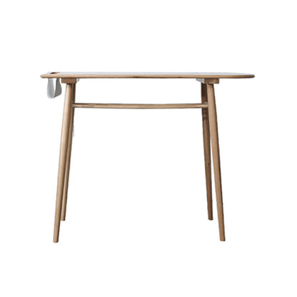 Contemporary Bar Height Pub Table Natural Oak Pub Height Dining Table Without Chairs Clearhalo 'Bar Furniture' 'Bar Tables' 'bar_tables' 'furn' 'furn_bar_tables' 'Furniture' 'Kitchen & Dining Furniture' 7500445