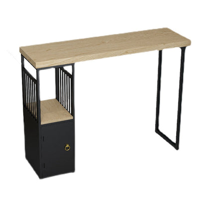 Tavolo da pub in legno in legno solido tavolo da tavolo da banco in legno in legno industriale