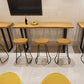 Modern Patio Bar Table Solid Wood Counter Height Dining Table Clearhalo 'Bar Furniture' 'Bar Tables' 'bar_tables' 'furn' 'furn_bar_tables' 'Furniture' 'Kitchen & Dining Furniture' 7500470