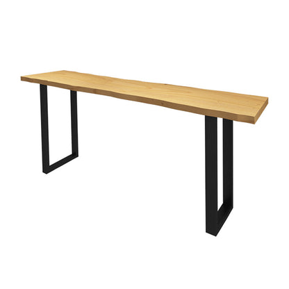 Modern Patio Bar Table Solid Wood Counter Height Dining Table Without Chairs Clearhalo 'Bar Furniture' 'Bar Tables' 'bar_tables' 'furn' 'furn_bar_tables' 'Furniture' 'Kitchen & Dining Furniture' 7500472