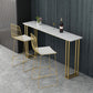 Rectangle Bistro Bar Height Cocktail Table Sled Pub Height Dining Table Clearhalo 'Bar Furniture' 'Bar Tables' 'bar_tables' 'furn' 'furn_bar_tables' 'Furniture' 'Kitchen & Dining Furniture' 7500493