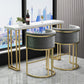 Rectangle Bistro Bar Height Cocktail Table Sled Pub Height Dining Table Clearhalo 'Bar Furniture' 'Bar Tables' 'bar_tables' 'furn' 'furn_bar_tables' 'Furniture' 'Kitchen & Dining Furniture' 7500500