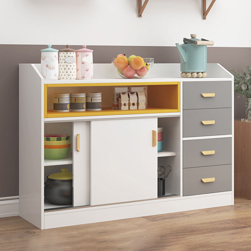 PARA CONTROMPORO DE MESA DE MESA DEL ARCOBORO DE MADERA CON PUERTAS PARA COTICINA