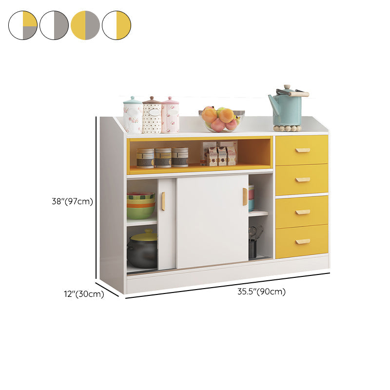 PARA CONTROMPORO DE MESA DE MESA DEL ARCOBORO DE MADERA CON PUERTAS PARA COTICINA