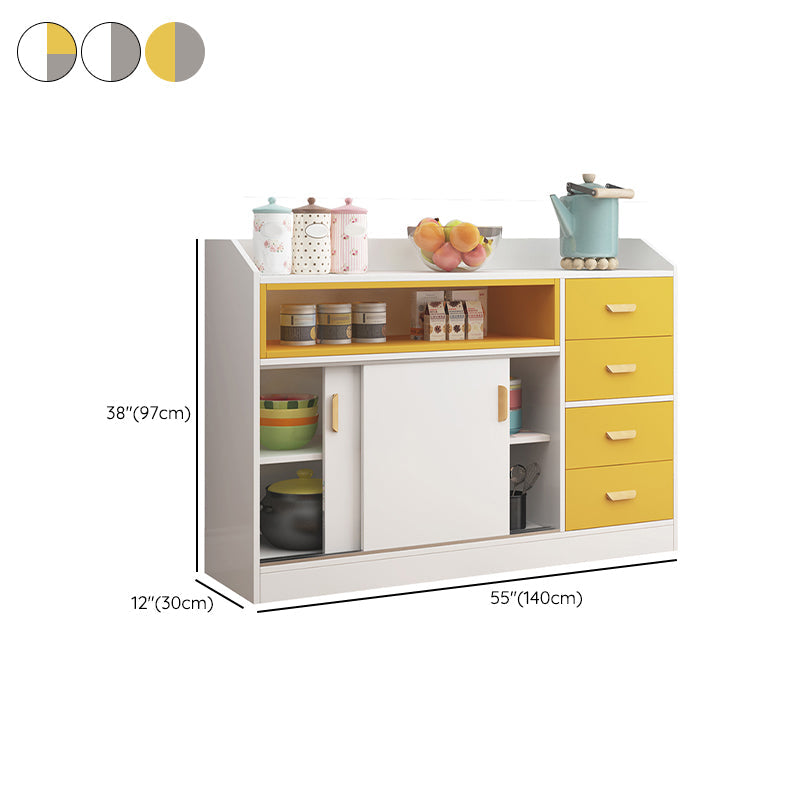 PARA CONTROMPORO DE MESA DE MESA DEL ARCOBORO DE MADERA CON PUERTAS PARA COTICINA