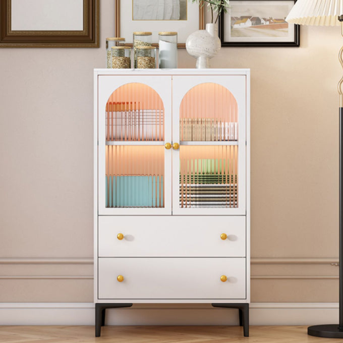 Mesa de madera del gabinete del aparador moderno Mesa de madera con puertas para el comedor