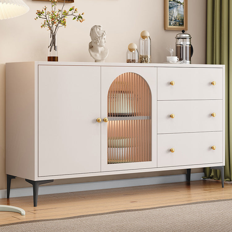 Mesa de madera del gabinete del aparador moderno Mesa de madera con puertas para el comedor