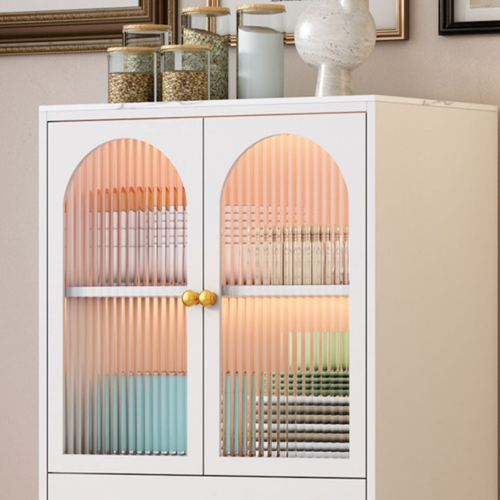 Mesa de madera del gabinete del aparador moderno Mesa de madera con puertas para el comedor